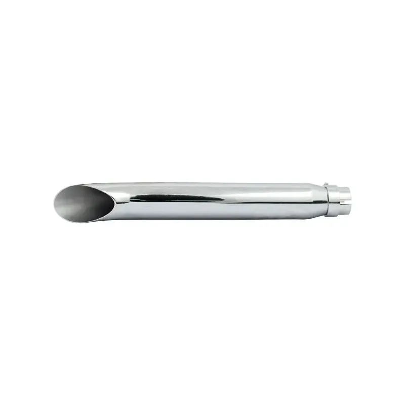 cafe 4 racer - Turn out universal muffler 20" long chrome - MCS Mufflers 