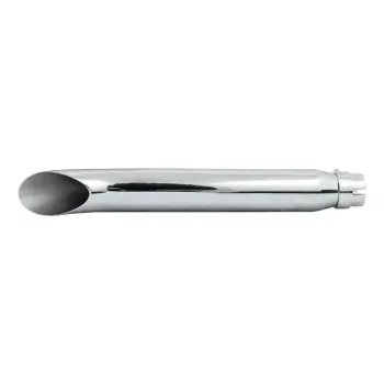 cafe 4 racer - Turn out universal muffler 20" long chrome - MCS Mufflers 