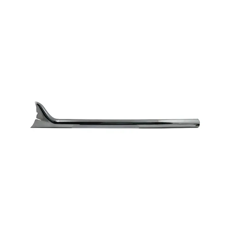 cafe 4 racer - Slip-on Fishtail exhaust extension 36" long chrome - MCS Mufflers 