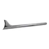 cafe 4 racer - Slip-on Fishtail exhaust extension 36" long chrome - MCS Mufflers 