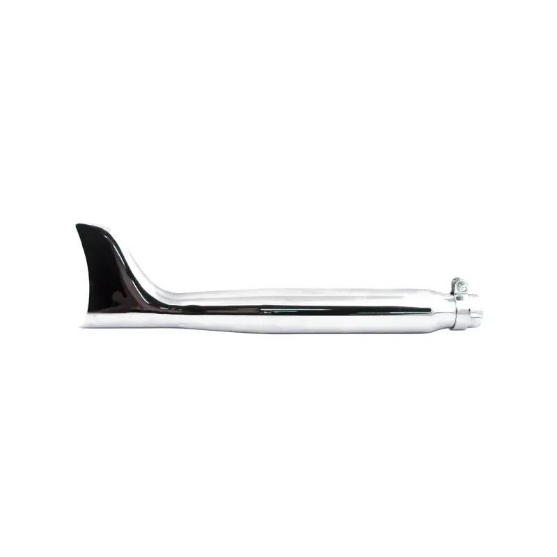 cafe 4 racer - Fishtail universal muffler 22" long chrome - MCS Mufflers 