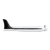 cafe 4 racer - Fishtail universal muffler 22" long chrome - MCS Mufflers 