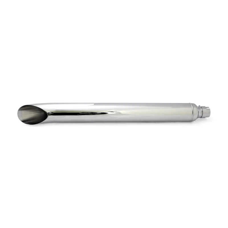 cafe 4 racer - Turn down / turn out universal muffler 32" long chrome - MCS Mufflers 