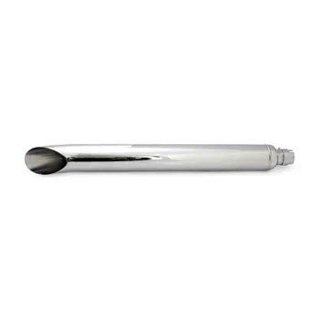 cafe 4 racer - Turn down / turn out universal muffler 32" long chrome - MCS Mufflers 