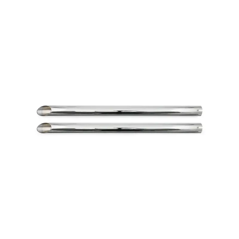 cafe 4 racer - Universal head pipe extension set 32" long chrome - MCS Mufflers 
