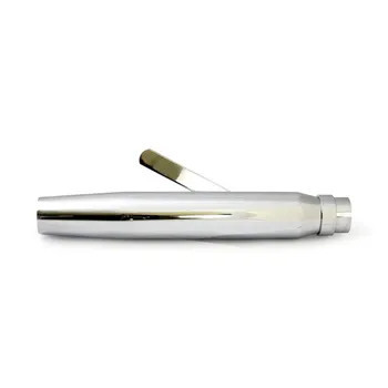 cafe 4 racer - Tapered universal muffler16" long chrome - MCS Mufflers 