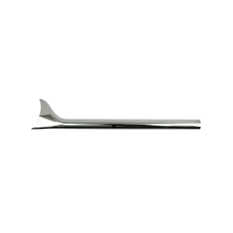 cafe 4 racer - Slip-on Fishtail exhaust extension 30" long chrome - MCS Mufflers 