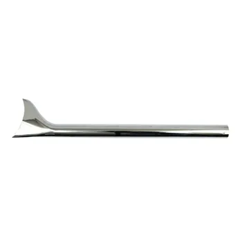 cafe 4 racer - Slip-on Fishtail exhaust extension 30" long chrome - MCS Mufflers 