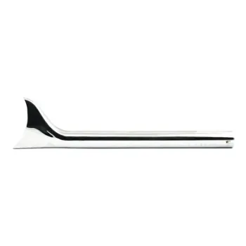 cafe 4 racer - Slip-on Fishtail exhaust extension 24" long chrome - MCS Mufflers 