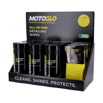 cafe 4 racer - Motoglo, brush and mitt set  - MOTOGLO Tools & Wipes 