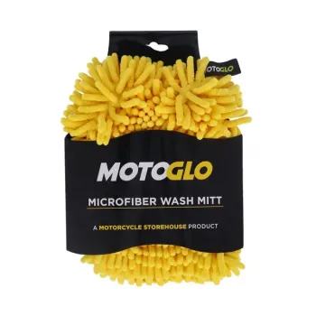 cafe 4 racer - MotoGlo, microfiber wash mitt  - MOTOGLO Tools & Wipes 