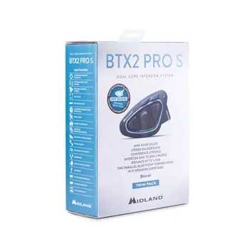 cafe 4 racer - Midland BTX2 PRO S-LR dual/twin pack interkom - Midland BT Komunikačné sady &  Kamery 