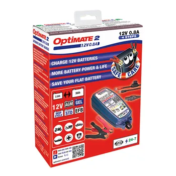 cafe 4 racer - Tecmate OptiMATE 2 12V battery charger - OPTIMATE Chargers 