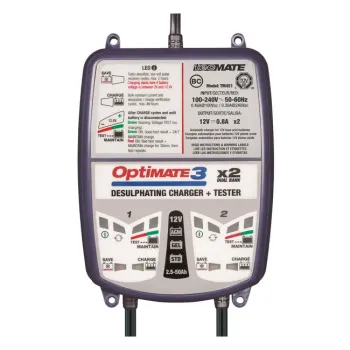 cafe 4 racer - Nabíjačka batérií Tecmate OptiMATE 3 x 2 12V - OPTIMATE Nabíječky 