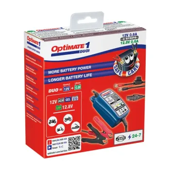 cafe 4 racer - Nabíjačka batérií Tecmate OptiMATE 1 Duo 12V - OPTIMATE Nabíječky 