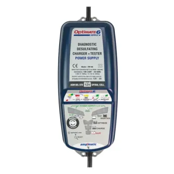 cafe 4 racer - Tecmate OptiMATE 6, 12/24V battery charger - OPTIMATE Chargers 