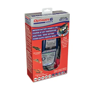 cafe 4 racer - Tecmate OptiMATE 6, 12/24V battery charger - OPTIMATE Chargers 