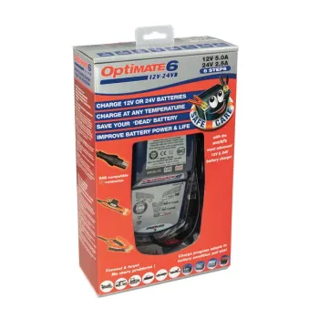 cafe 4 racer - Tecmate OptiMATE 6, 12/24V battery charger - OPTIMATE Chargers 