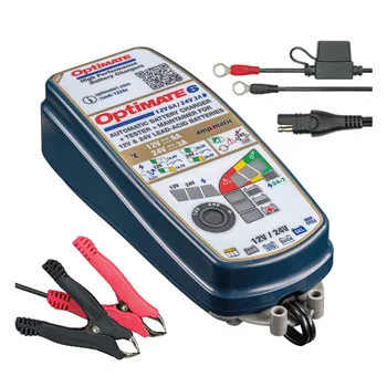 cafe 4 racer - Tecmate OptiMATE 6, 12/24V battery charger - OPTIMATE Chargers 