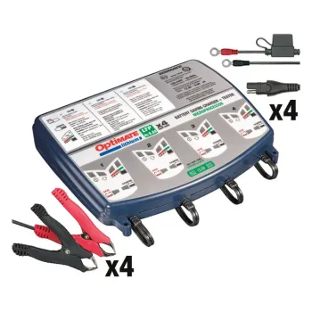 cafe 4 racer - Tecmate OptiMATE, Lithium 4s 0.8A 4-bank - OPTIMATE Chargers 
