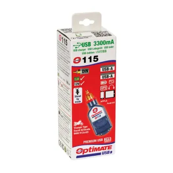 cafe 4 racer - Tecmate OptiMATE USB O-115 USB charger - OPTIMATE Connectors for chargers 