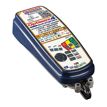 cafe 4 racer - Tecmate, OptiMATE 4 Quad Program 12V battery charger - OPTIMATE Chargers  