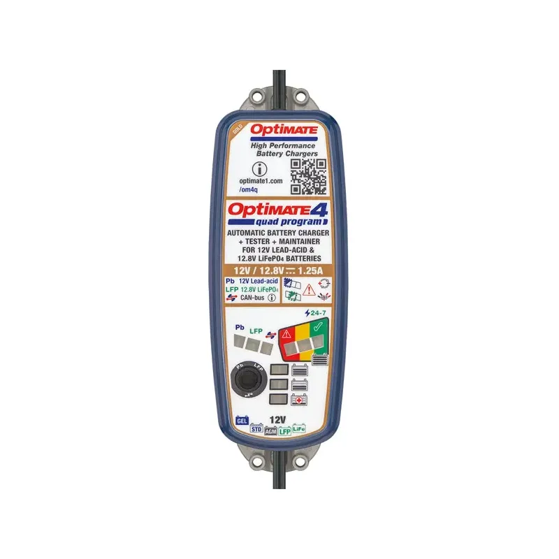 cafe 4 racer - Tecmate, OptiMate 4 Quad Program - OPTIMATE Chargers  
