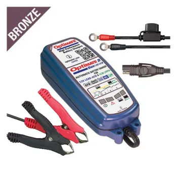 cafe 4 racer - Tecmate, Optimate, 2 Duo 12V battery charger. Bronze - OPTIMATE Nabíječky  