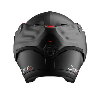 cafe 4 racer - Strešná prilba Desmo matná čierna - ROOF  ROOF 