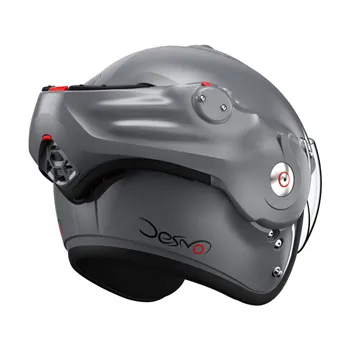 cafe 4 racer - Roof Desmo helmet matte dark silver - ROOF  ROOF 