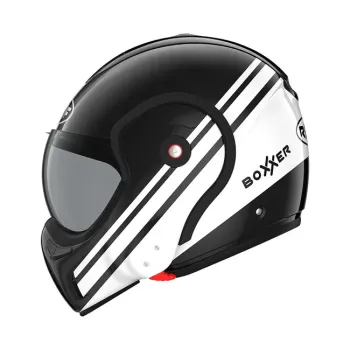 cafe 4 racer - Roof Boxxer Sting helmet black/white - ROOF  ROOF 