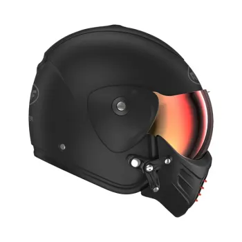 cafe 4 racer - Roof Boxxer Sting helmet black/white - ROOF  ROOF 