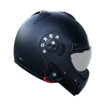 cafe 4 racer - Roof Boxer V8 S Tattoo helmet mat graphite - ROOF  ROOF 