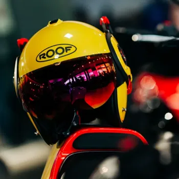cafe 4 racer - Roof Boxer Alpha helmet yellow - ROOF  ROOF 