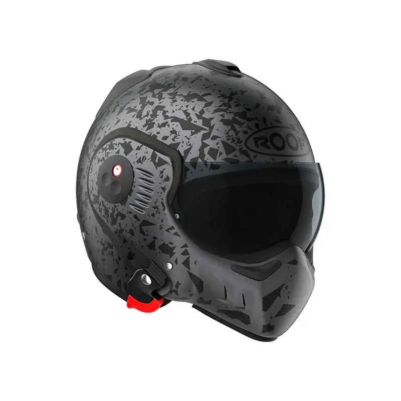 cafe 4 racer - Prilba ROOF Boxer Alpha matná grafitová - ROOF  ROOF 
