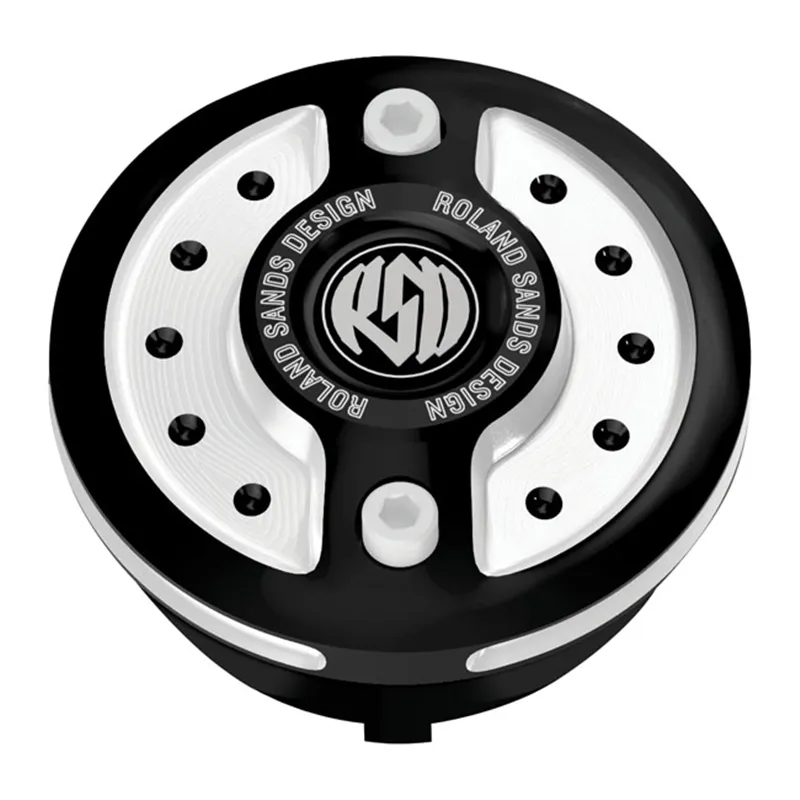 cafe 4 racer - RSD Radial gas cap contrast cut - Roland Sands Design Fuel Caps 