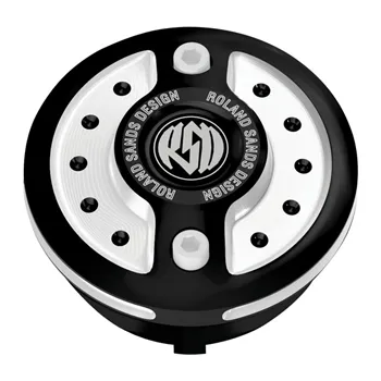 cafe 4 racer - RSD Radial gas cap contrast cut - Roland Sands Design Fuel Caps 