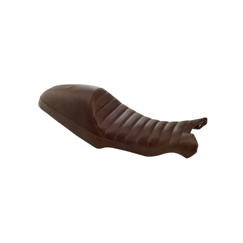 cafe 4 racer - RSD Leather Cafe seat brown - Roland Sands Design RSD & ROUGH Craft HD Seats 
