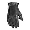 cafe 4 racer - Roland Sands Bronzo leather gloves black - Roland Sands Design Gloves 