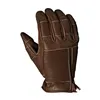 Roland Sands Bronzo leather gloves tobacco