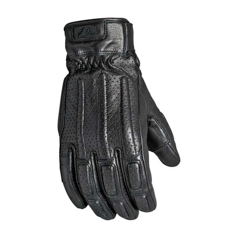 cafe 4 racer - Roland Sands Rourke leather gloves black - Roland Sands Design Gloves 