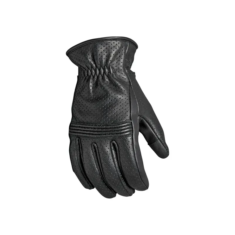 Roland Sands Wellington leather gloves black