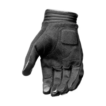 cafe 4 racer - Roland Sands Strand textile gloves black/white - Roland Sands Design Gloves 