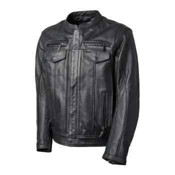 cafe 4 racer - Bunda Lumbershell čierna/olivová - Army Surplus Bundy 