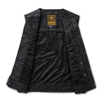cafe 4 racer - Roland Sands Lewis 74 vest black - Roland Sands Design Vests 