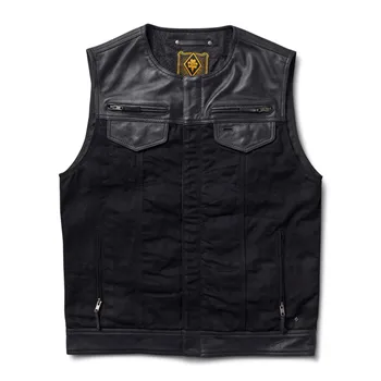cafe 4 racer - Roland Sands Temple 74 vest black - Roland Sands Design Vests 