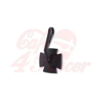 cafe 4 racer - HIGHSIDER handlebar end mirror IRON CROSS - Highsider Bar end mirrors 4054783040063
