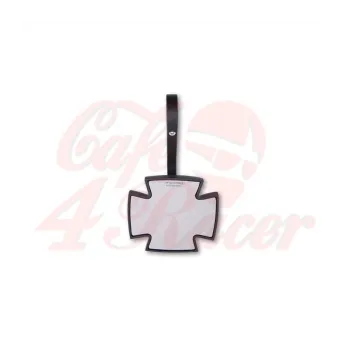 cafe 4 racer - HIGHSIDER handlebar end mirror IRON CROSS - Highsider Bar end mirrors 4054783040063