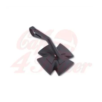 cafe 4 racer - HIGHSIDER handlebar end mirror IRON CROSS - Highsider Bar end mirrors 4054783040063