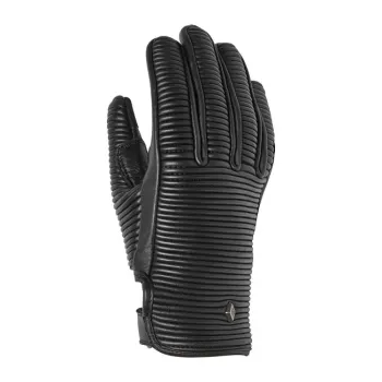 cafe 4 racer - Roland Sands Rourke leather gloves black - Roland Sands Design Gloves 